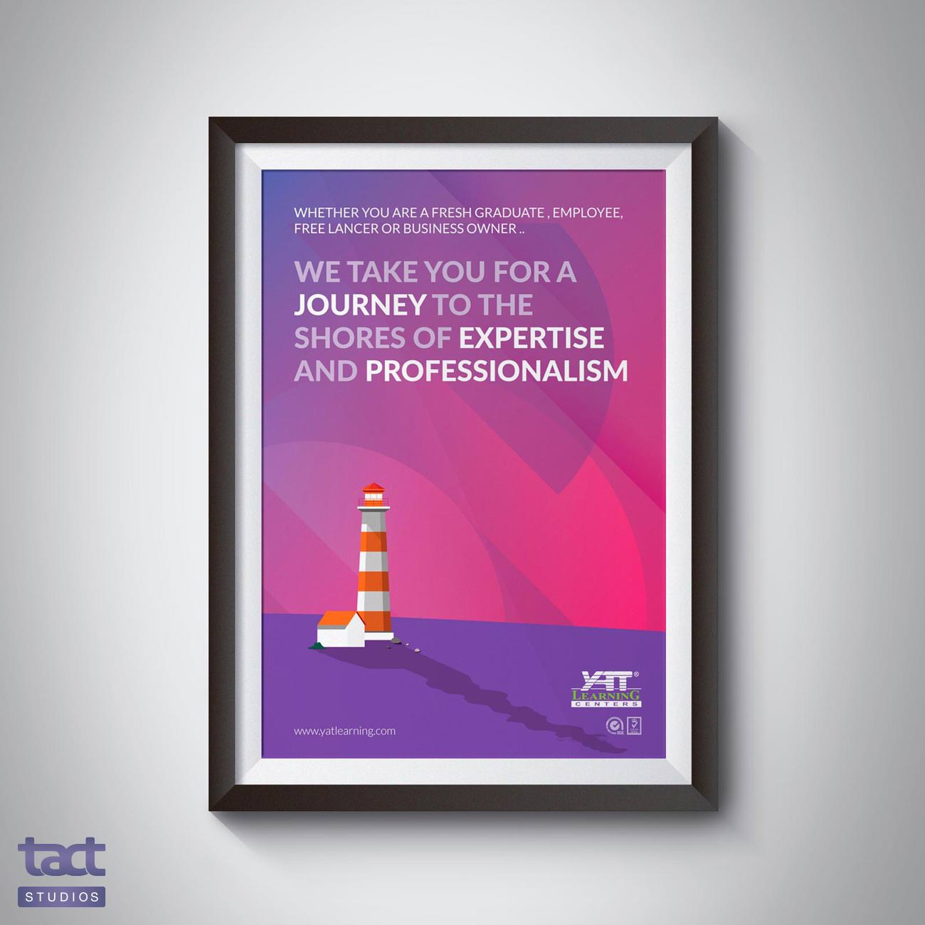 YAT LEARNING CENTER – SPECIALIZATIONS POSTERS-Tact Studios
