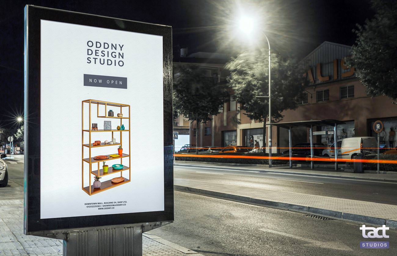 DOWNTOWN MALL AD SIGNAGES - ODDNY DESIGN STUDIO-Tact Studios
