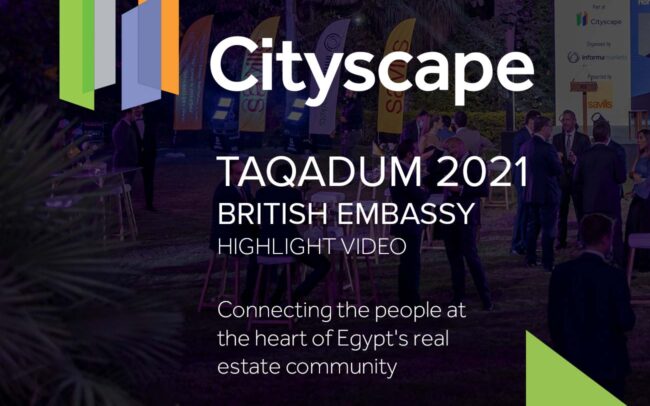 CityScape Egypt 2021 - Taqadum - British Embassy event - highlight video