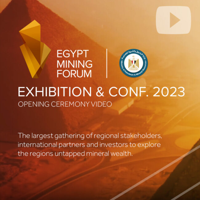 Egypt Mining Forum 2023 Conference & Exhibition opening ceremony video
